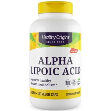 Alpha Lipoic Acid 600 mg 150 vcaps Healthy Origins Healthy Origins