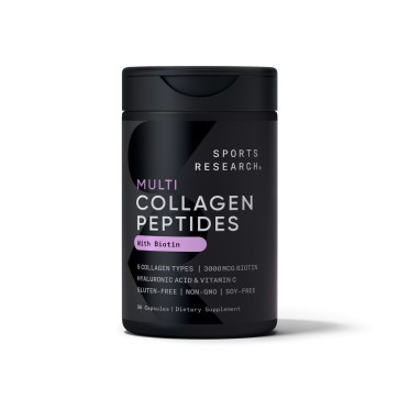 Multi Collagen Complex + Biotin 3000mcg (90 capsules) SR Sports Research