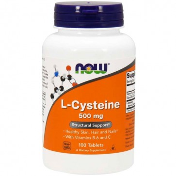 L-Cysteine 500mg (100 tabletes) - Now Foods