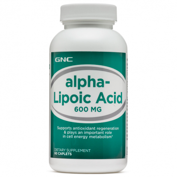 Ácido Alpha-Lipóico 600mg (60 caps) - GNC GNC