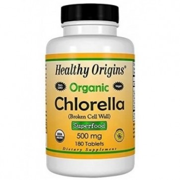 Chlorella Organic 500mg 180 tablets Healthy Origins