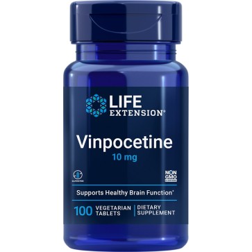 Vinpocetine, 10 mg, 100 Vegetarian Tablets Life Extension