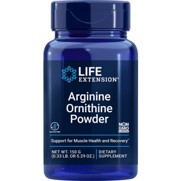 Arginine Ornithine Powder, 5.29 oz (150 g) Life Extension