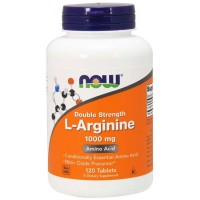 L-arginina 1000mg (120 cápsulas) - Now Foods