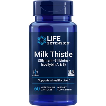 Milk Thistle, 60 Vegetarian Capsules (750 mg per Capsule) Life