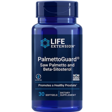 PalmettoGuard Saw Palmetto and Beta-Sitosterol 30 softgels Life Extension Life Extension