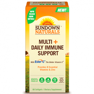 Multi + Daily Immune Support (60 softgels) - Sundown Naturals Sundown Naturals