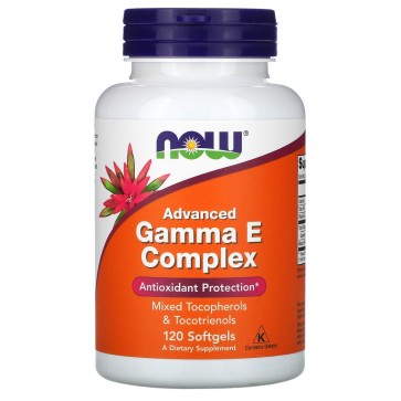 Gamma E Complex, Advanced, 120 Softgels Now foods Now