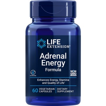 Adrenal Energy Formula, 60 Vegetarian Capsules Life Extension Life Extension