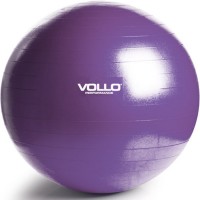 Gym Ball Tamanho 55cm Roxa com Resistência de 350kg e Bomba - Vollo