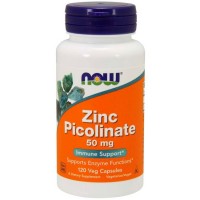 Zinc Picolinate 50mg (120 cápsulas) - Now Foods