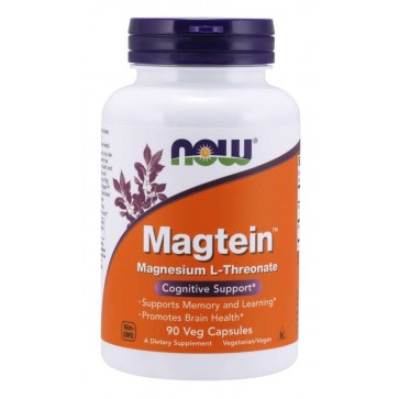 Magtein 90 Veg Capsules Now foods NOW