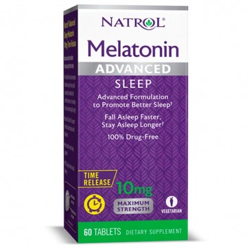 Melatonina Advanced Sleep 10mg (60 tabs) - Natrol