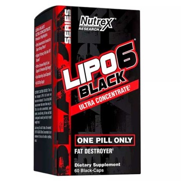 Lipo 6 Black Ultra Concentrado (60 cápsulas) - Nutrex - Importado