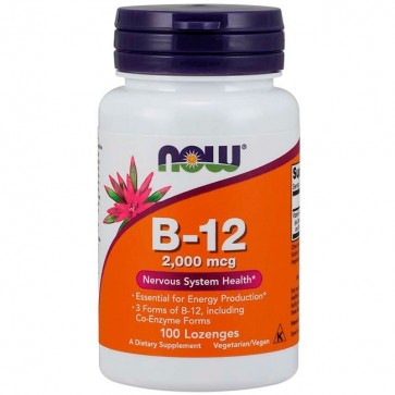 Vitamina B-12 2000 (100 comprimidos) - Now Foods