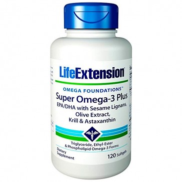 Super Omega-3 EPA/DHA Plus (120 softgels) - Life Extension