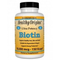 Biotin 10,000 mcg 150 vcaps Healthy Origins