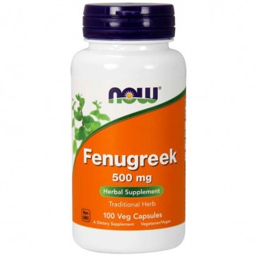 Feno Grego 500mg (100 cápsulas) - Now Foods