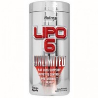 Lipo 6 Unlimited em Pó - Nutrex - Green Apple