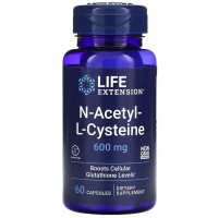 N-Acetyl-L-Cysteine (NAC) 600 mg, 60 capsules Life Extension Life Extension