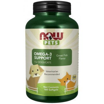 Omega 3 Support Softgels for Dogs & Cats Now foods Pets NOW