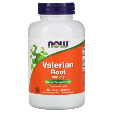Valerian Root, 500 mg, 100 Veg Capsules Now Now