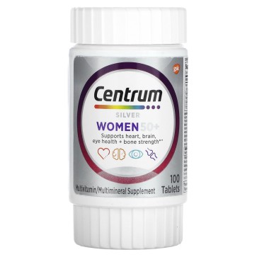 Centrum, Silver Women 50+ Multivitamin, 100 Tablets Centrum