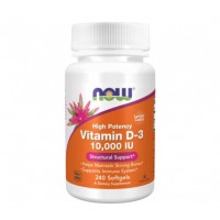 Vitamina D3 10.000 IU (240 softgels) - Now Foods Now Foods
