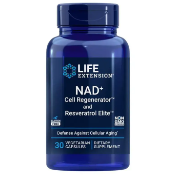 NAD+ Cell Regenerator and Resveratrol Elite Life Extension Life Extension