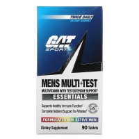 Mens Multi+Test - Multivitamínico com Suporte de Testosterona, 90 Comprimidos