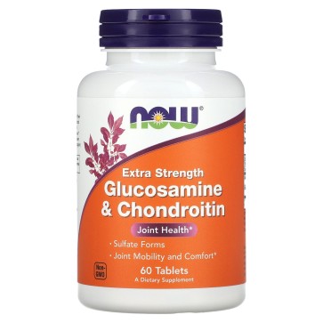 Glucosamine & Chondroitin, 60 Tablets Now foods Now
