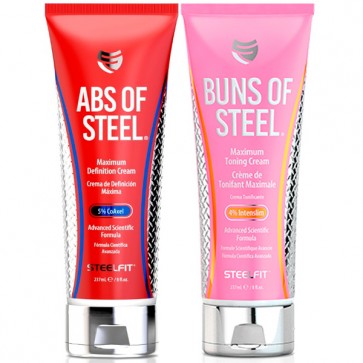 Combo: Buns + Abs Of Steel (237ml) - Steel Fit Steel Fit