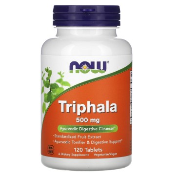 Triphala, 120 Tablets Now