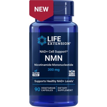 Life Extension, NMN Nicotinamide Mononucleotide 300 mg, 90 vegetarian capsules Life Extension