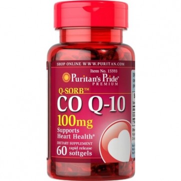 CoQ-10 100 mg 60s Q-SORB Puritan Puritan
