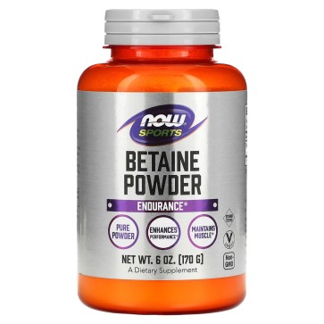 Sports, Betaine Powder, 6 oz (170 g) Now Now