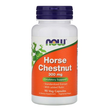 Horse Chestnut, 300 mg, 90 Veg Capsules Now Now