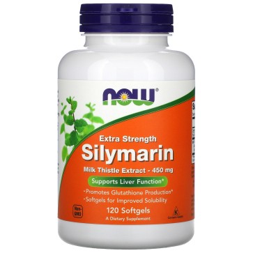 Milk Thistle Extract, 450 mg, 120 Softgels Now