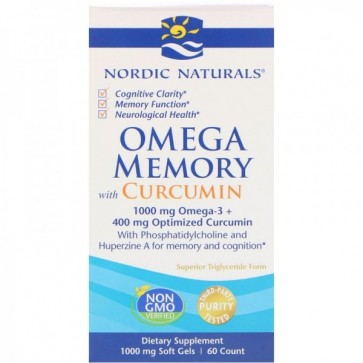 Omega Memory (60 softgels) - Nordic Naturals