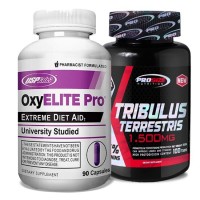 Combo: Tribulus Terrestris 1,500mg - Pro Size + Oxyelite - USP Labs