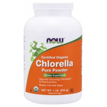 Chlorella Powder, Organic 454g Now foods NOW