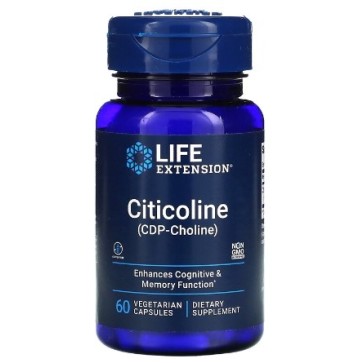 Citicoline (CDP-Choline) 60 vegetarian capsules LIFE Extension Life Extension