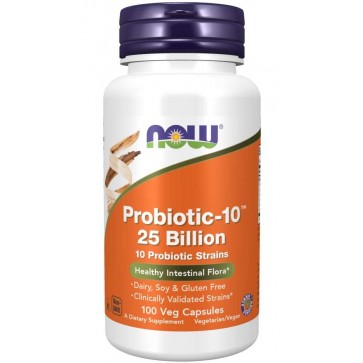 Probiotic 10 25 Billion 100 Veg Capsules Now foods NOW