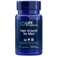 Hair Growth for Men, 30 Cápsulas Moles Life Extension Life Extension