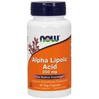 Ácido Alfa Lipóico 250mg (60 cápsulas) - Now Foods