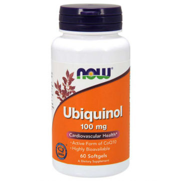 Ubiquinol 100mg 60s Now foods NOW