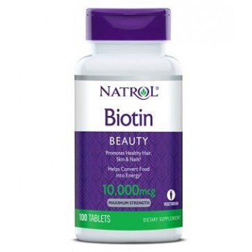 Biotin 10.000mcg Tab 100 Natrol Natrol