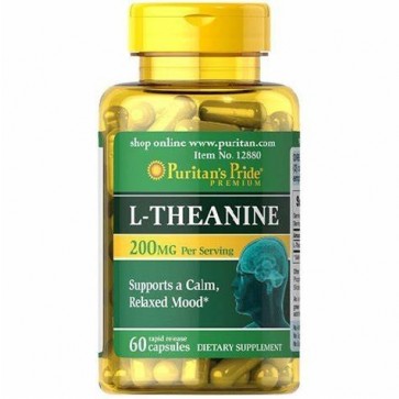 L Theanine 200mg 60 caps PURITAN Puritan