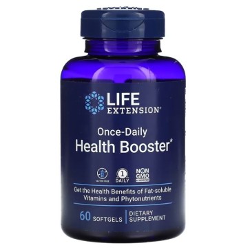 Once-Daily Health Booster 60 softgels Fat-soluble vitamins & nutrients Life Extension