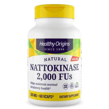 Nattokinase 2,000 FU's (100 mg.) 180 vcaps Healthy Origins